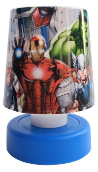 LED gyerekszoba éjjeli lámpa AVENGERS 11 cm kék