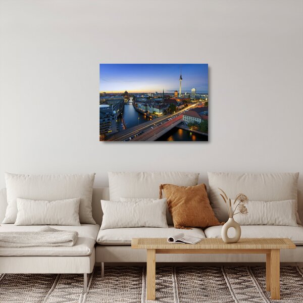 Kép Berlinről (üvegen) (70x50 cm)