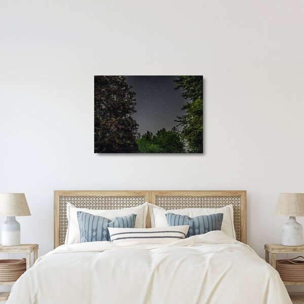 Éjszakai égbolt képe (üvegen) (70x50 cm)