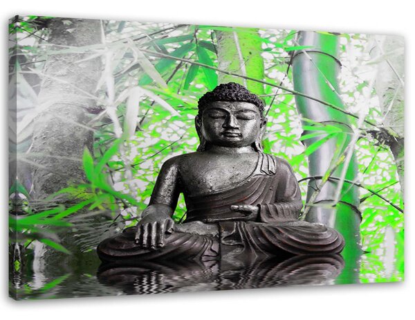 Kép Buddha és levelek