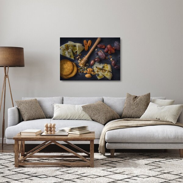Kép szárított gyümölcsökkel (üvegen) (70x50 cm)