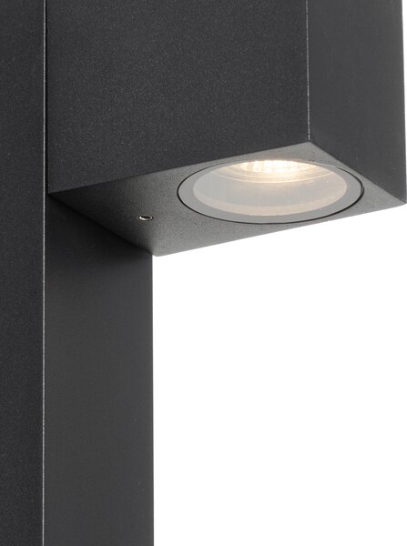 3 darabos intelligens kültéri állólámpa szett fekete 65cm IP44 Zigbee GU10-zel - Baleno
