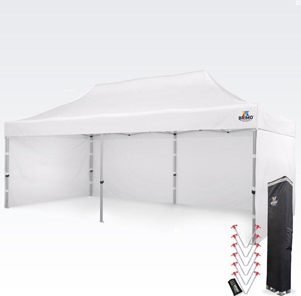 Alumínium mobil sátor pavilon 4x8 m motorsporthoz és depóhoz - Fehér