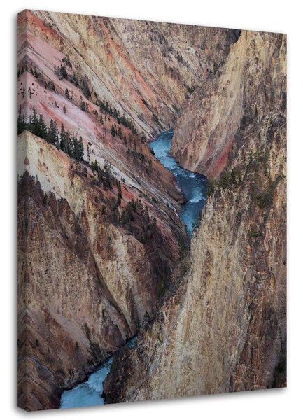 Gario Vászonkép Zúgó folyó a sziklák között Méret: 40 x 60 cm