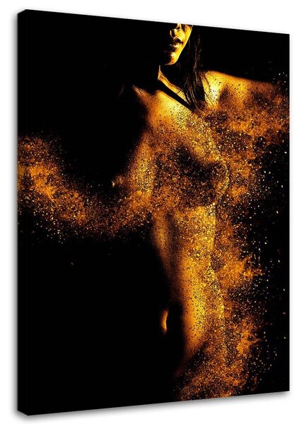 Gario Vászonkép Akt aranyporban Méret: 40 x 60 cm