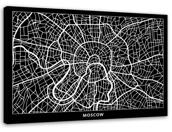 Gario Vászonkép Moszkva város terve Méret: 60 x 40 cm