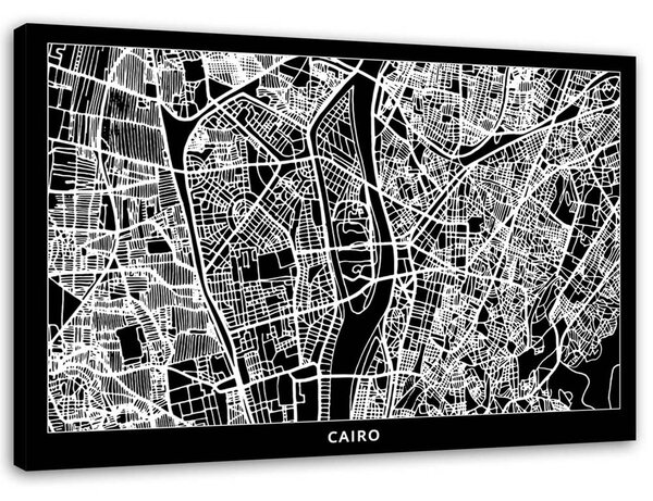 Gario Vászonkép Kairó város terve Méret: 60 x 40 cm