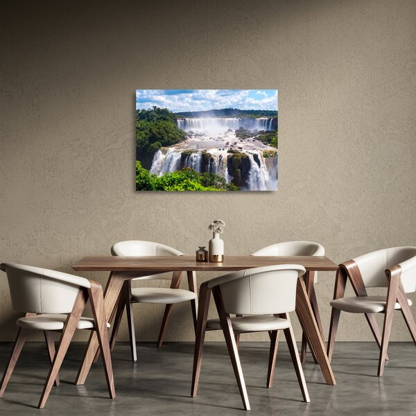 Iguassu vízesés képe (üvegen) (70x50 cm)