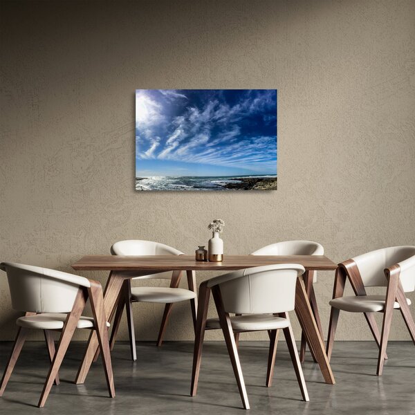 A felhős ég képe (üvegen) (70x50 cm)