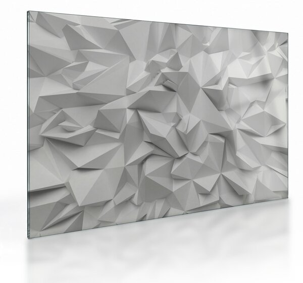 Absztrakciós kép (üvegen) (70x50 cm)