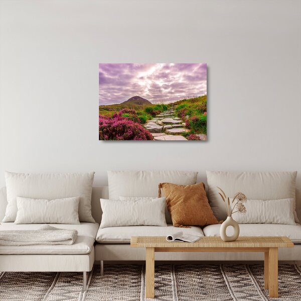 Tájkép (üvegen) (70x50 cm)