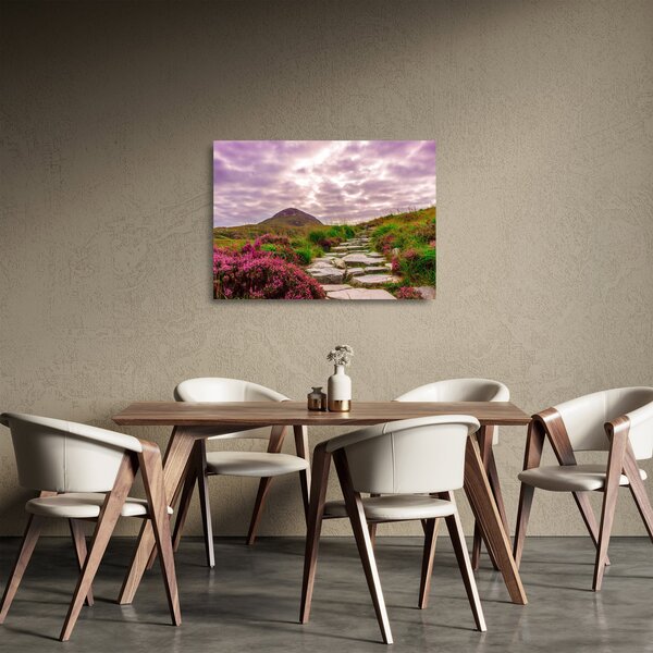 Tájkép (üvegen) (70x50 cm)