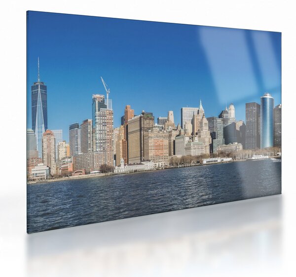 Kép - Manhattan New York-ban (üvegen) (70x50 cm)