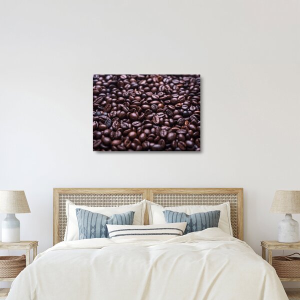 Kávé szemek képe (üvegen) (70x50 cm)