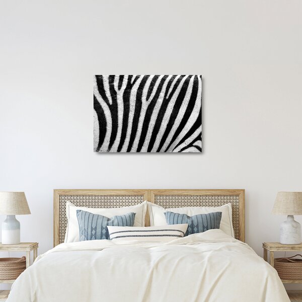 Kép egy zebra bőrről (üvegen) (70x50 cm)