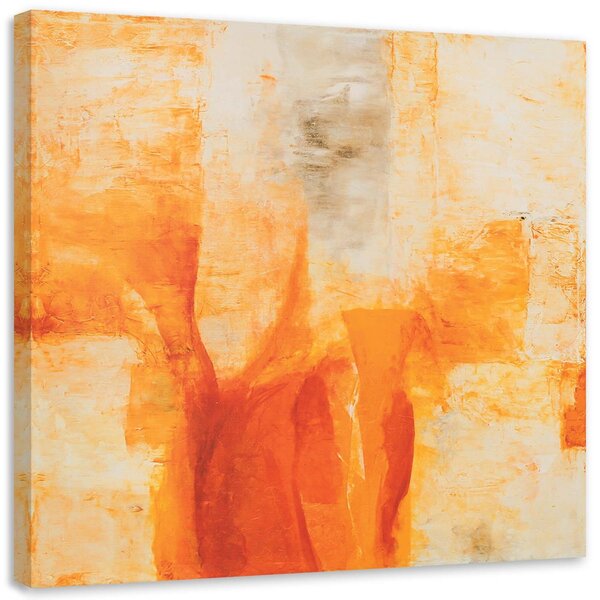 Gario Vászonkép Narancssárga minta alulról felfelé Méret: 30 x 30 cm