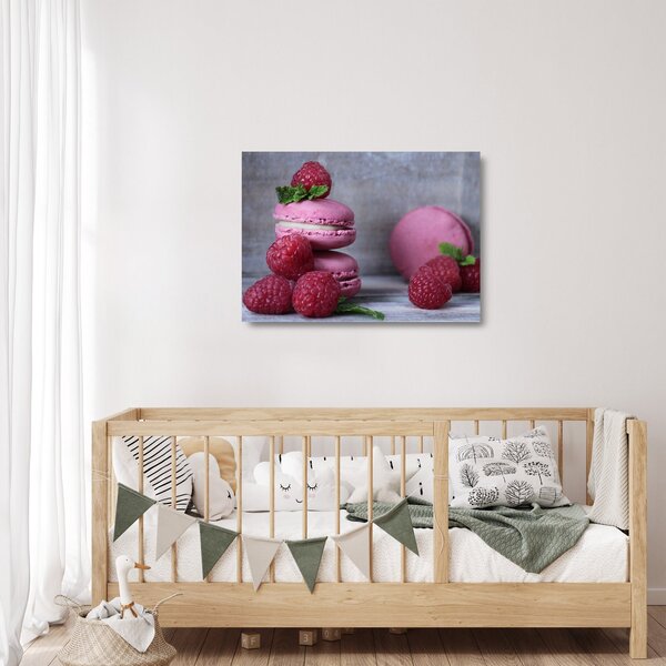 A macaroons képe (üvegen) (70x50 cm)