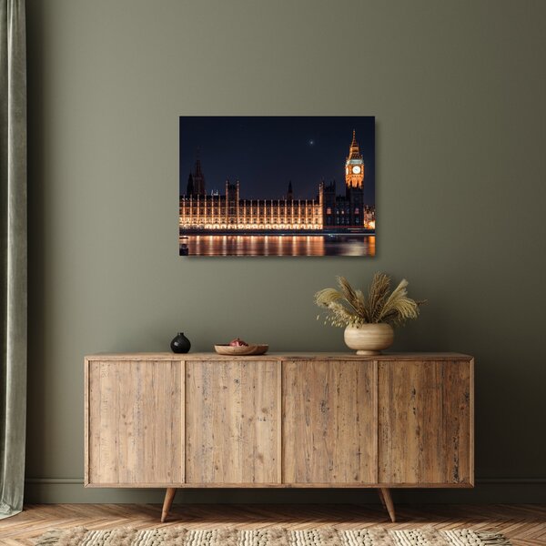 Kép a Big Benről Londonban (üvegen) (70x50 cm)