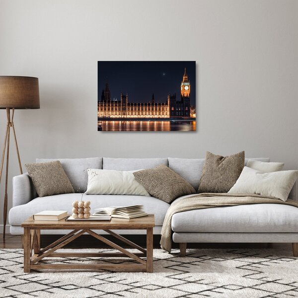 Kép a Big Benről Londonban (üvegen) (70x50 cm)