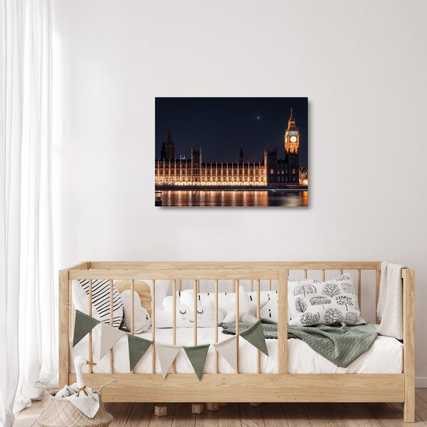 Kép a Big Benről Londonban (üvegen) (70x50 cm)