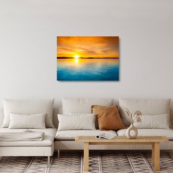 Napkelte képe (üvegen) (70x50 cm)