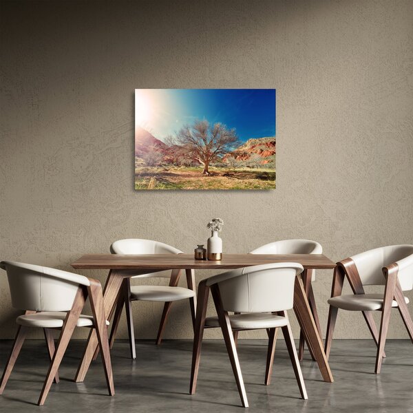 Fa a sivatagban képe (üvegen) (70x50 cm)