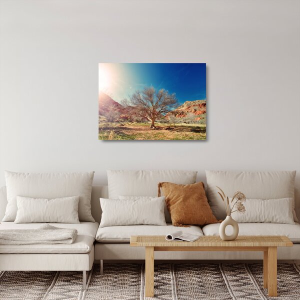 Fa a sivatagban képe (üvegen) (70x50 cm)