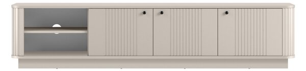 Vesper 3D TV szekrény 187 cm - kasmír / fekete fogantyúk