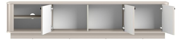 Vesper 3D TV szekrény 187 cm - kasmír / fekete fogantyúk