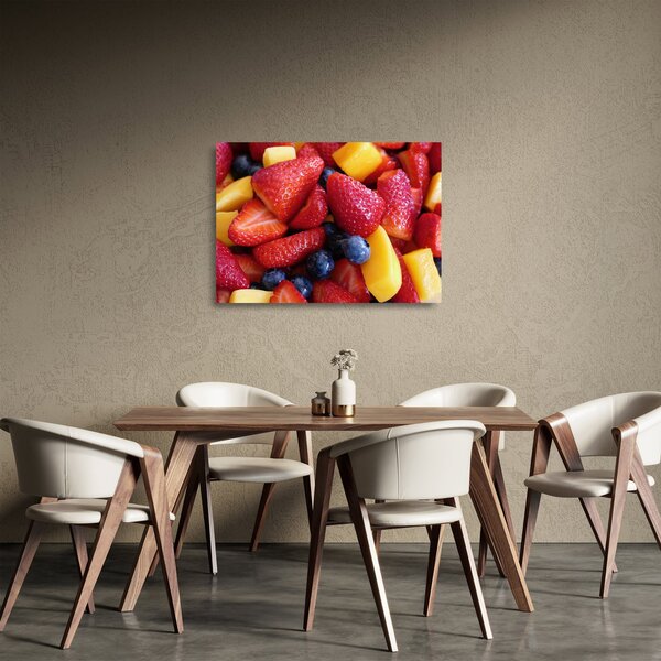 Gyümölcs kép (üvegen) (70x50 cm)