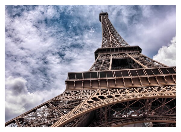 Az Eiffel-torony képe (üvegen) (70x50 cm)