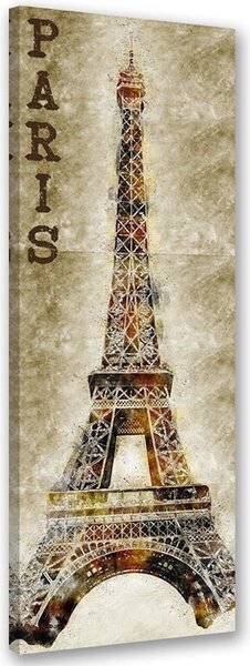 Gario Vászonkép Párizs és az Eiffel-torony Méret: 30 x 90 cm