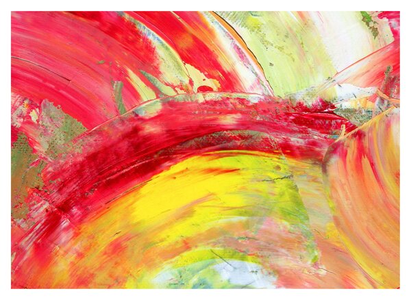 Absztrakció kép - festmény (üvegen) (70x50 cm)
