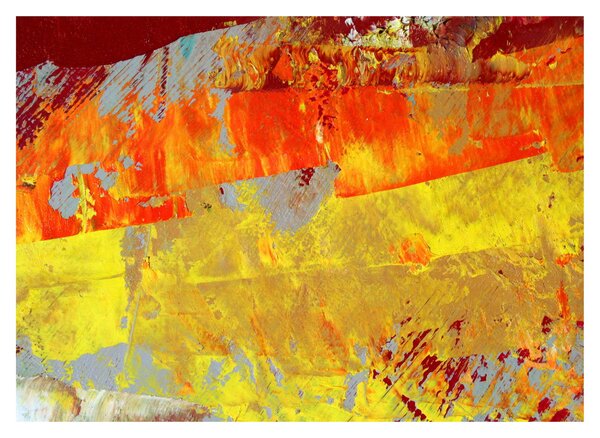 Absztrakció kép - festmény (üvegen) (70x50 cm)