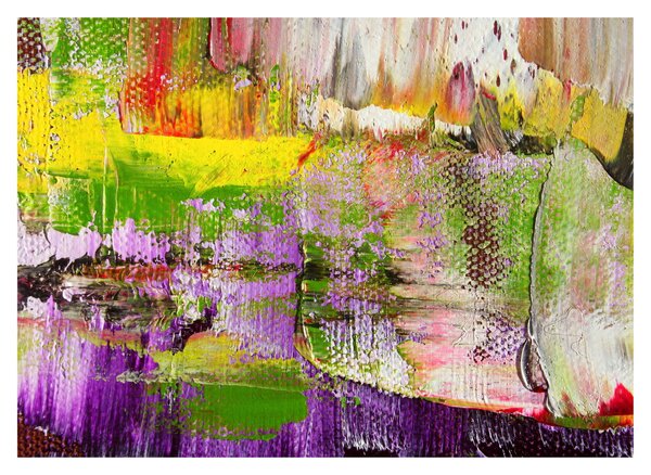 Absztrakció kép - festmény (üvegen) (70x50 cm)
