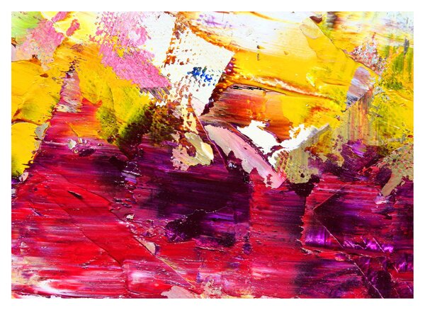 Absztrakció kép - festmény (üvegen) (70x50 cm)