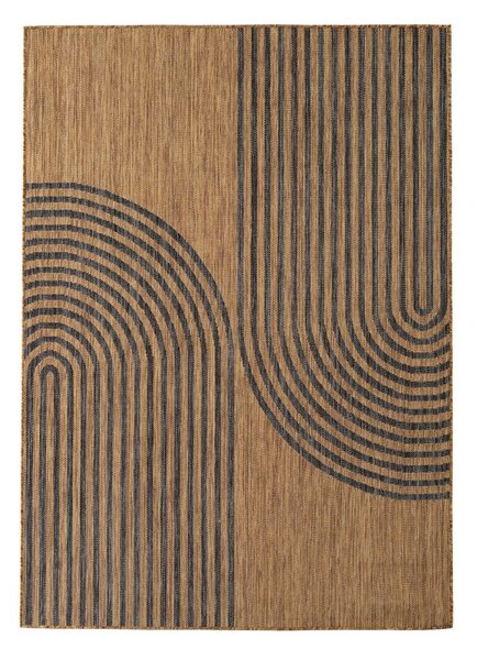 Fekete-barna kültéri-beltéri szőnyeg 160x230 cm Mira 1453 – Ayyildiz Carpets