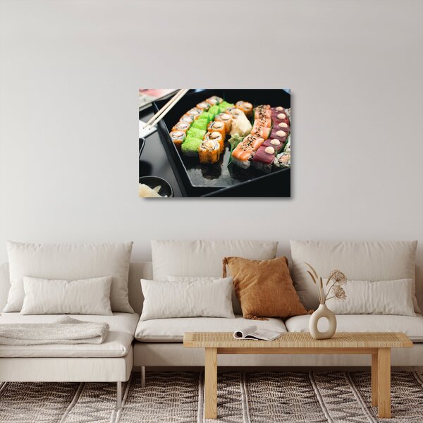 Kép - Sushi (üvegen) (70x50 cm)