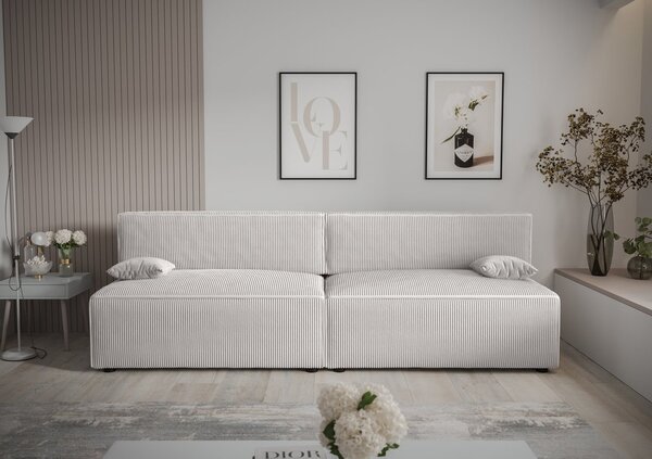 RADANA stílusos kanapé tárolóhellyel - fehér