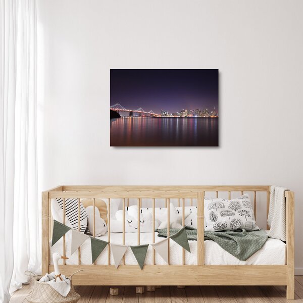 Kilátás San Francisco-ra, California (üvegen) (70x50 cm)