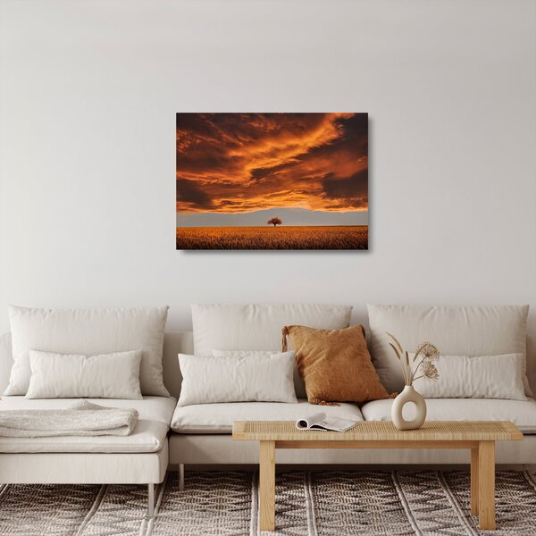 Felhők képe (üvegen) (70x50 cm)