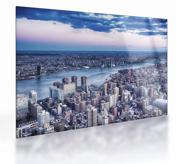 New York képe (üvegen) (70x50 cm)