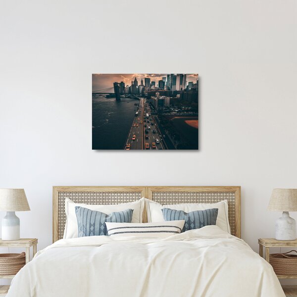 Manhattan képe (üvegen) (70x50 cm)