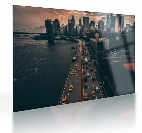 Manhattan képe (üvegen) (70x50 cm)