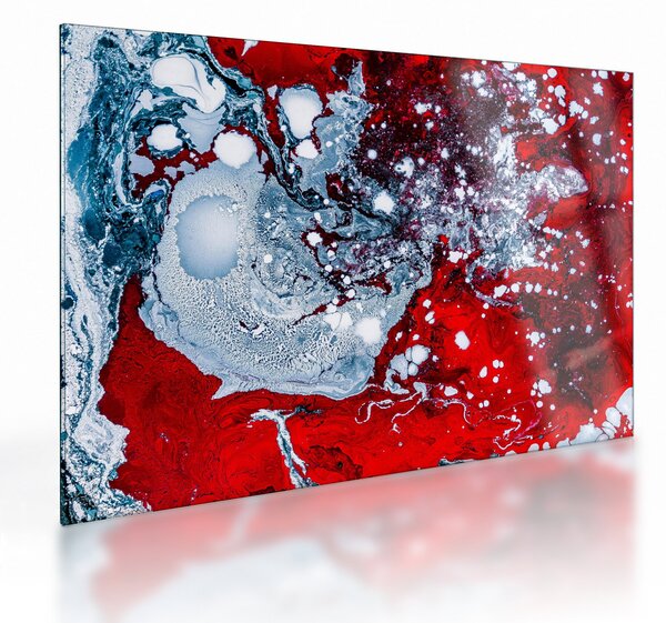 Absztrakt kép (üvegen) (70x50 cm)