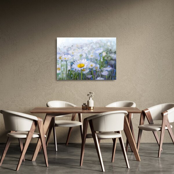 Kép - Százszorszépekben (üvegen) (70x50 cm)