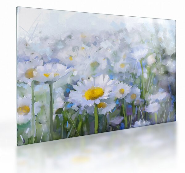 Kép - Százszorszépekben (üvegen) (70x50 cm)