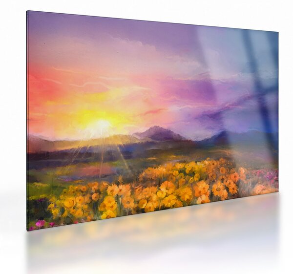 Kép - Hajnalban (üvegen) (70x50 cm)