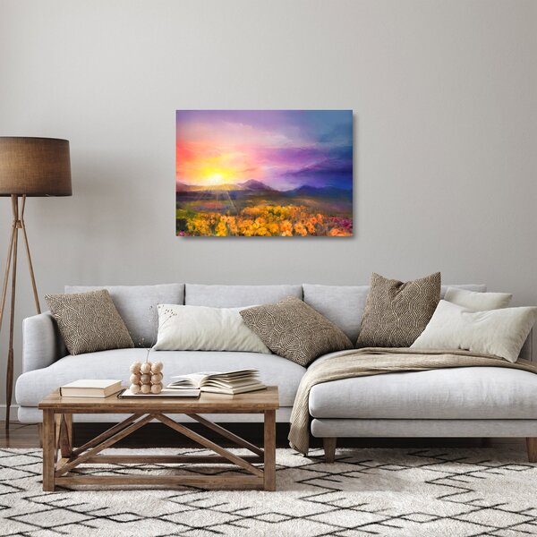 Kép - Hajnalban (üvegen) (70x50 cm)