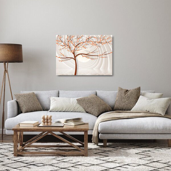 Kép - Fa a végtelenben (üvegen) (70x50 cm)